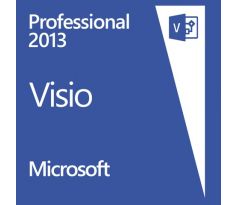 Microsoft Visio 2013 Professional-SK/CZ+64 bit.DVD