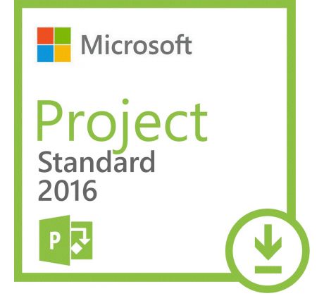 Microsoft Project 2016 Standard-SK/CZ+64 bit.DVD