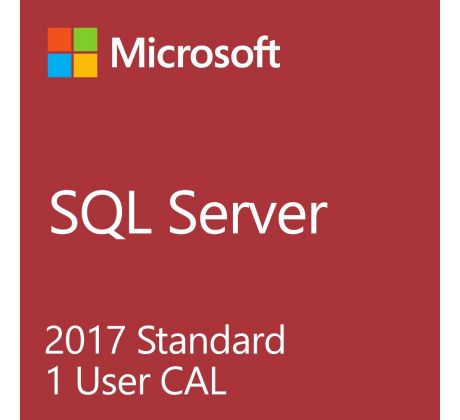 Microsoft Windows SQL Server 2017 User CAL OLP Volume Licencie