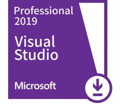 Microsoft Visual Studio 2019 Professional 64 bit C5E-01380, nová licencia