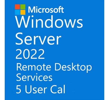 Windows Server 2022 RDS - 5 User CAL OLP Volume Licencie