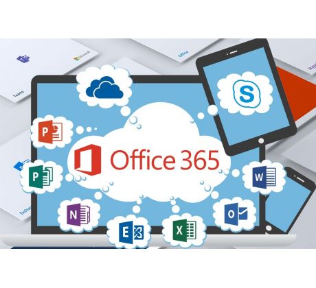 Microsoft Office 365 pre domácnosti a študentov SK 1TB Onedrive