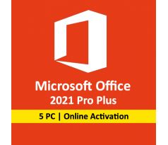Microsoft Office Professional Plus 2021 pre 5 PC