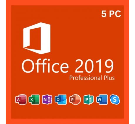 Microsoft Office Professional Plus 2019 pre 5 PC