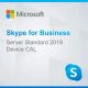 Microsoft Skype for Business Server 2019 Standard Device CAL