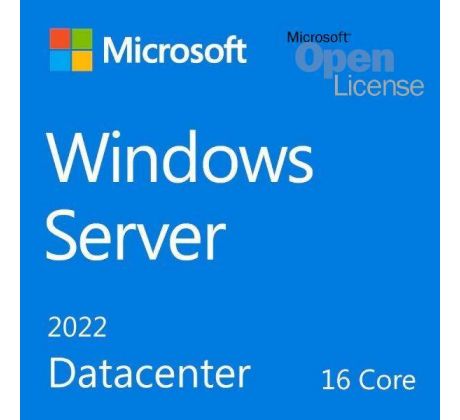 Microsoft Windows Server Datacenter 2022 16 Core OLP Volume licencie