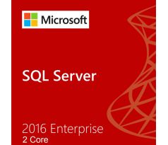 Microsoft SQL Server Enterprise 2016 (2Core) OLP Volume Licencie