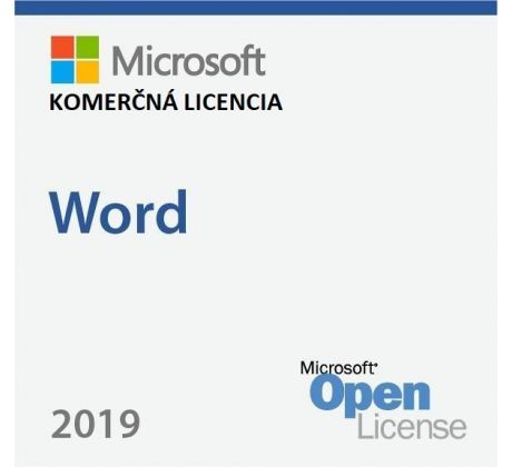 Microsoft Word 2019 - Komerčné Volume Licencie