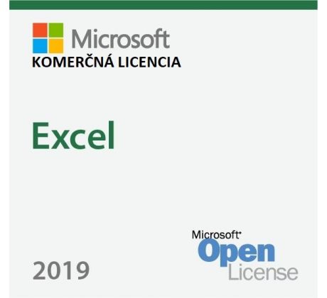 Microsoft Excel 2019 - Komerčné - Volume Licencie