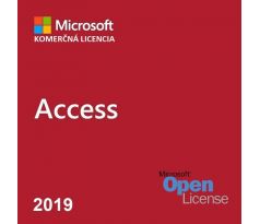 Microsoft Access 2019 Komerčné Volume Licencie
