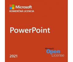 Microsoft Powerpoint 2021 Komerčné Volume Licencie