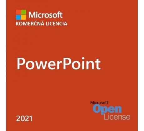Microsoft Powerpoint 2021Komerčné Volume Licencie