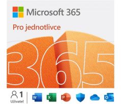 Microsoft Office 365 pre jednotlivca, na 1 PC +1 TB OneDrive, účet nie aktivačný kľúč