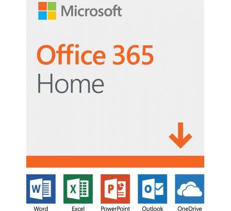 Microsoft Office 365 Home na 5 zariadení + 5 TB OneDrive, účet nie aktivačný kľúč