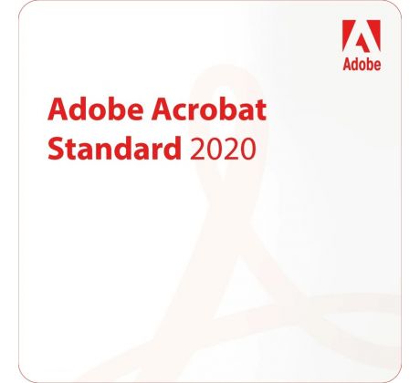 Adobe Acrobat Standard 2020 Win. 65310996 Doživotná, elektronická licencia