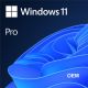 Nálepka COA pre Windows 11 Professional OEM