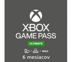 Xbox Game Pass Ultimate - 6 mesačný ÚČET