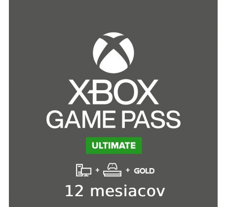 Xbox Game Pass Ultimate - 12 mesačný ÚČET