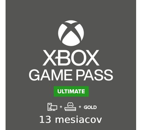 Xbox Game Pass Ultimate - 13 mesačný ÚČET