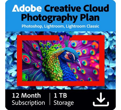 Creative Cloud Photography PS+Lr s 1 TB, 1 rok na 2 zariadenia