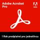 Adobe Acrobat Pro pre jednotlivcov na 1 rok