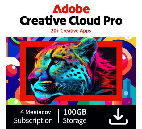 Adobe Creative Cloud Pro Individual, Trial Plan na 4 mesiace