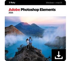 Adobe Photoshop Elements 2026 Windows + macOS, na 3 roky