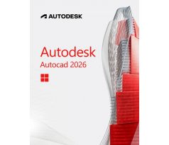 Autodesk AutoCAD 2026 vzdelávacia verzia, Windows a macOS, na 1 zariadenie, 1 rok